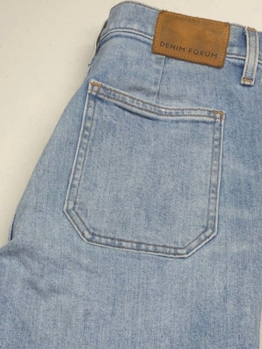 DENIM FORUM THE JUST PEACHY STRAIGHT JEANS 27x27 ⭐️